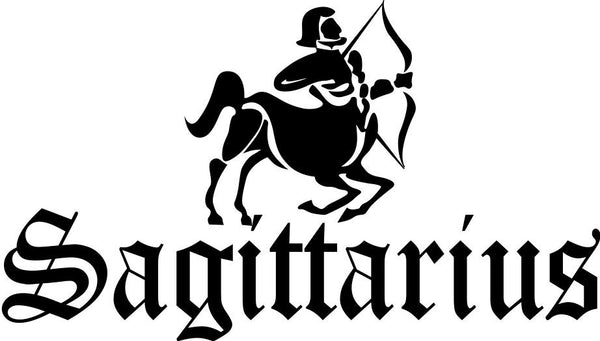 sagittarius 3  zodiac decal - North 49 Decals