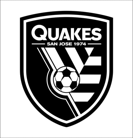 San Jose Quakes decal, car decal sticker