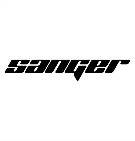 Sanger Boats decal, fishing hunting car decal sticker
