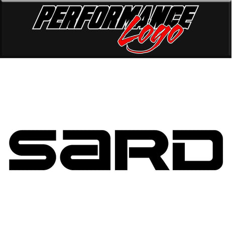 Sard decal, performance decal, sticker