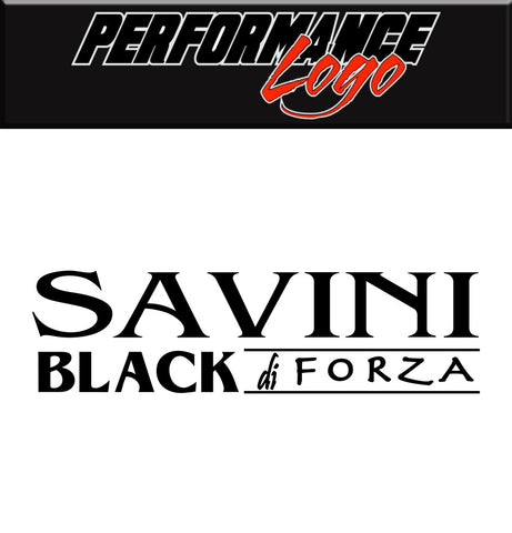 Savini Wheels decal, performance car decal sticker