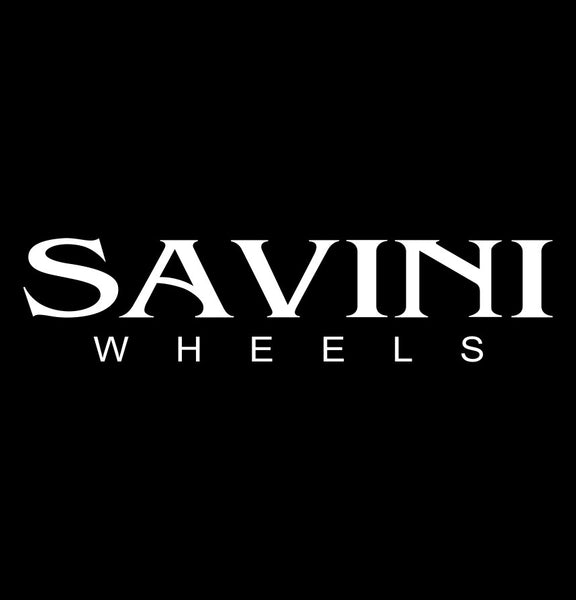 Savini Wheels decal, performance car decal sticker
