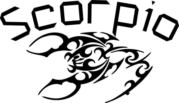 scorpio 2 zodiac decal - North 49 Decals