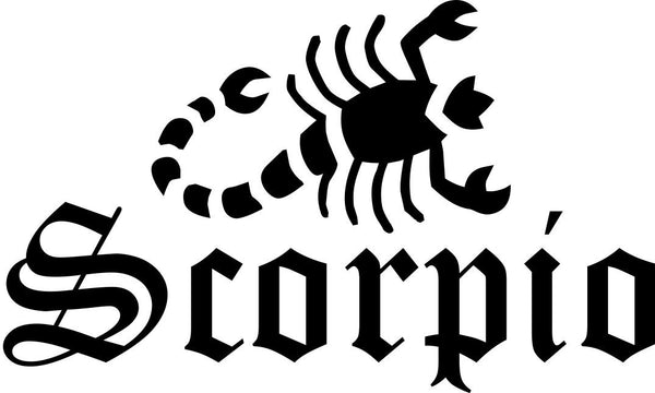 scorpio 3 zodiac decal - North 49 Decals