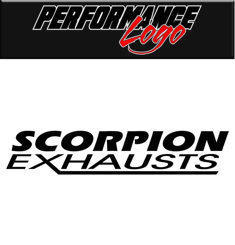 Scorpion Exhaust decal, performance decal, sticker