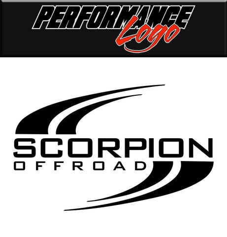 Scorpion Off Road decal, performance car decal sticker