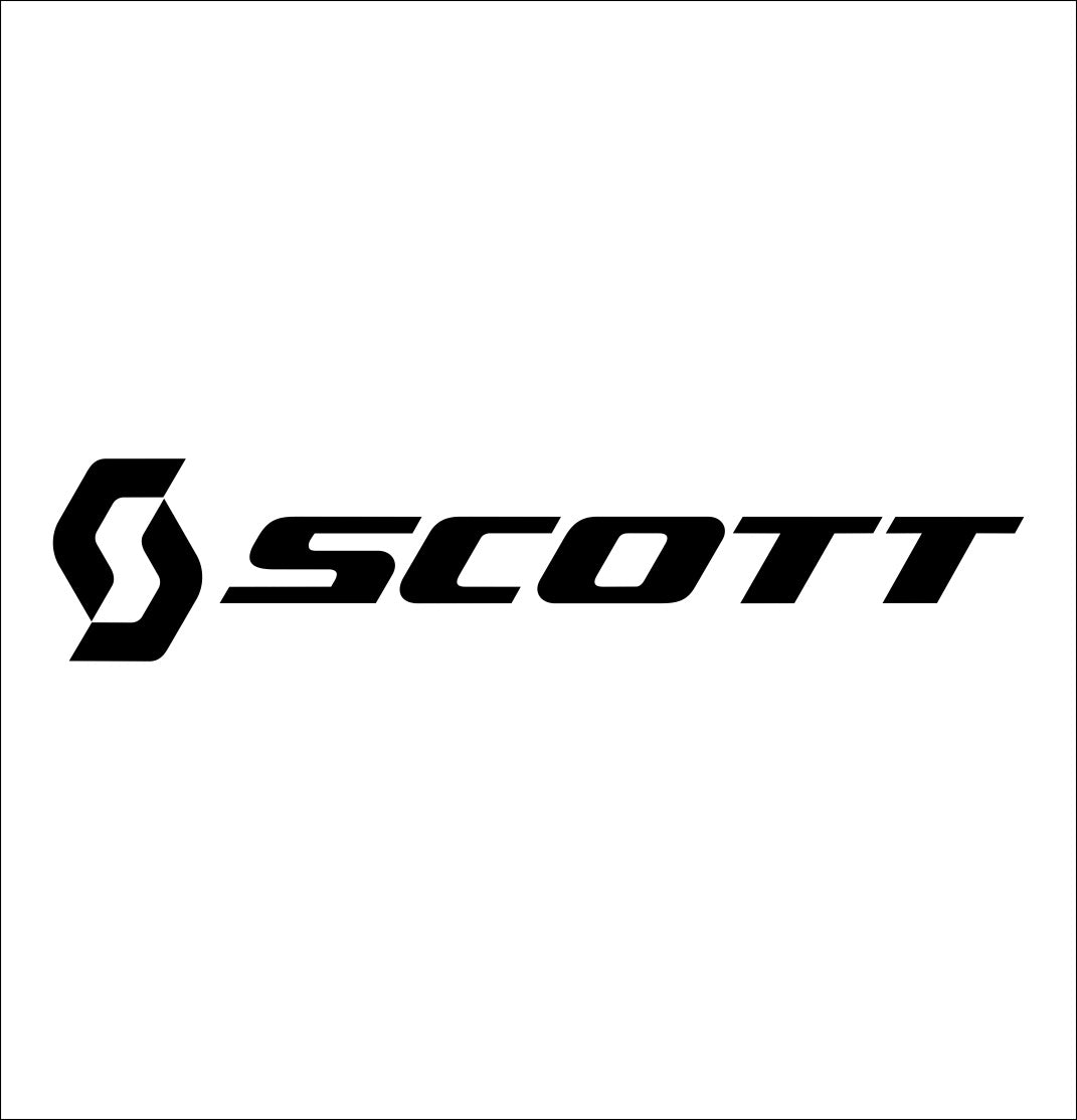 Scott Sports decal, ski snowboard decal, car decal sticker
