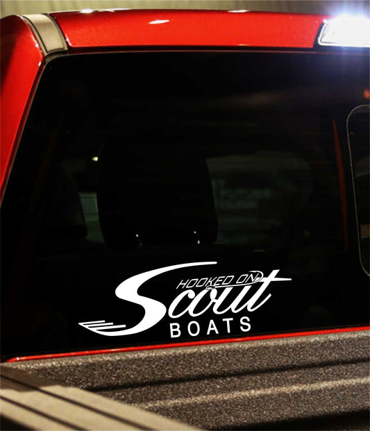 scout boats decal, car decal, fishing sticker