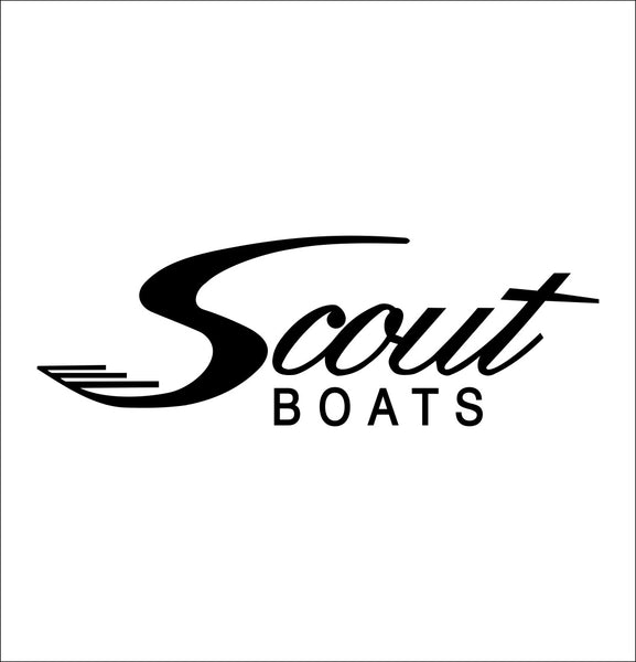 scout boats decal, car decal, hunting fishing sticker
