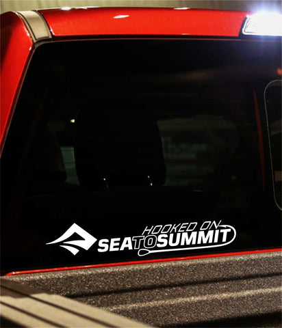 sea to summit decal, car decal, fishing sticker