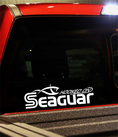 seaguar decal, car decal, fishing sticker