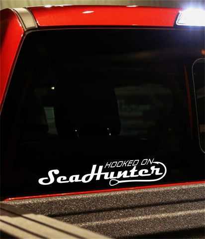 seahunter boats decal, car decal, fishing sticker