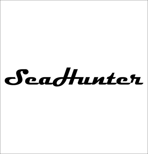 Seahunter Boats decal, sticker, hunting fishing decal