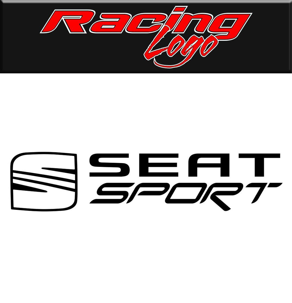 Seat Sport decal, sticker, racing decal