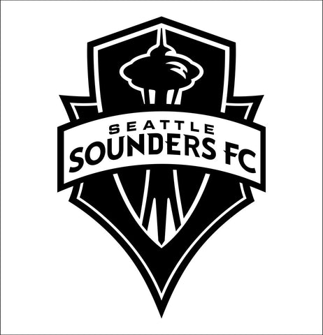 Seattle Sounders decal, car decal sticker