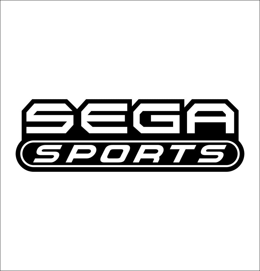 Sega Sports decal, video game decal, sticker, car decal