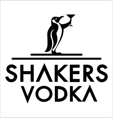 Shakers Vodka decal, vodka decal, car decal, sticker