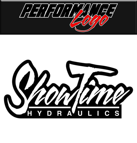 Showtime Hydraulics decal, performance decal, sticker