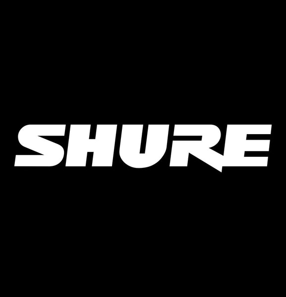 Shure decal, music instrument decal, car decal sticker