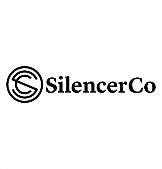 SilencerCo decal, firearm decal, car decal sticker