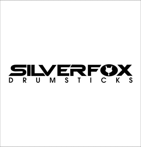 Silverfox Drumsticks decal, music instrument decal, car decal sticker