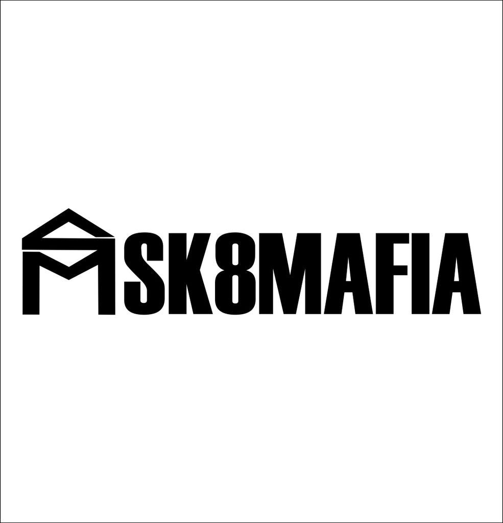 SK8Mafia decal, skateboarding decal, car decal sticker