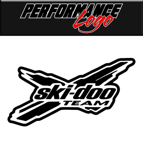 Ski Doo Team decal, performance decal, sticker