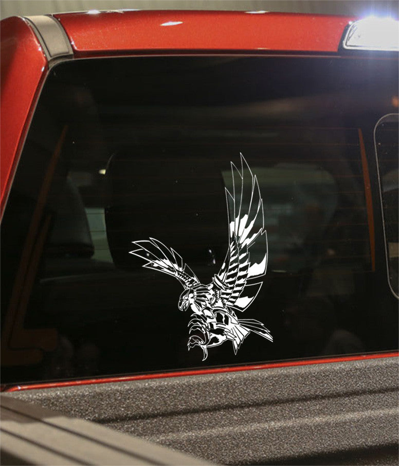 skull 12 skull biker decal - North 49 Decals