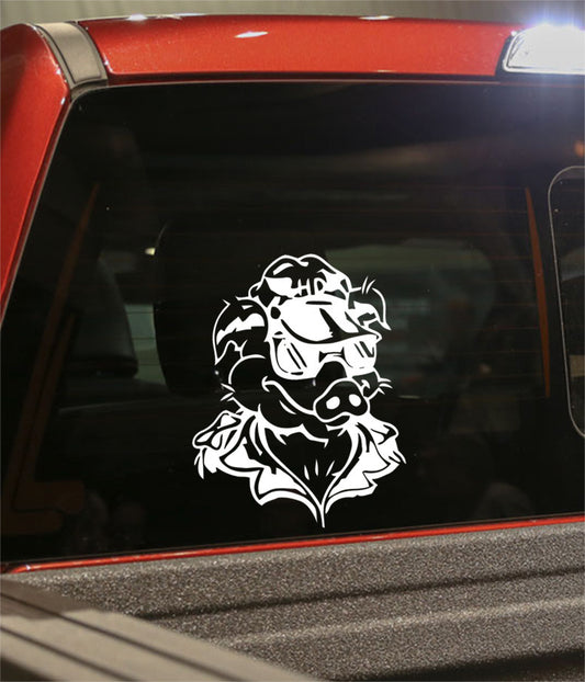 skull 13 skull biker decal - North 49 Decals