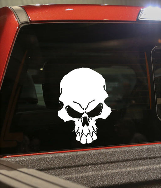 skull 39 skull biker decal - North 49 Decals