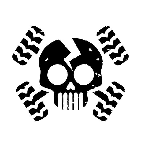 Skull Offroad decal