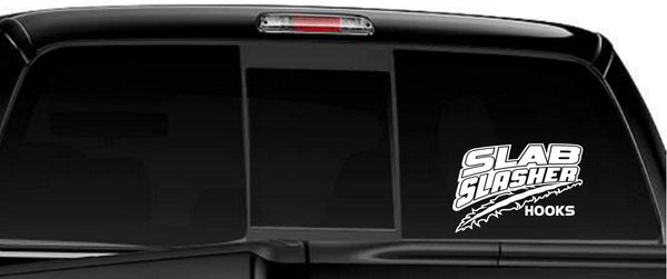 Slab Slasher Hooks decal, sticker, car decal