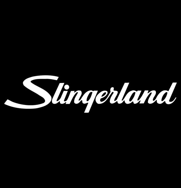 Slingerland Drums decal, music instrument decal, car decal sticker