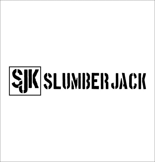 slumberjack decal, sticker, hunting fishing decal, car sticker