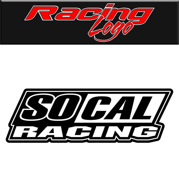 SoCal Racing decal, racing decal sticker