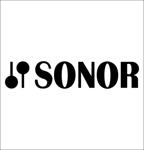 Sonor Drums decal, music instrument decal, car decal sticker