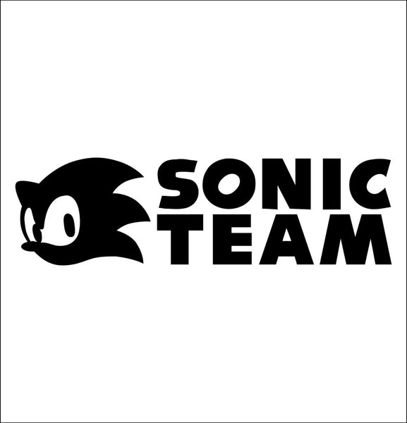 Sonic Team decal, video game decal, sticker, car decal