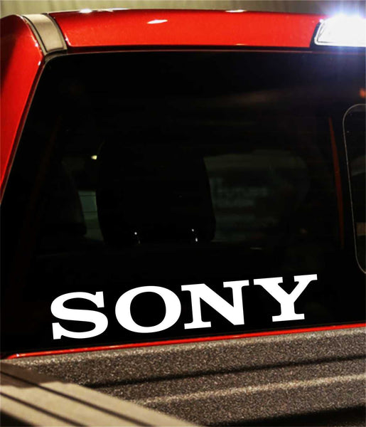 sony car audio decal - North 49 Decals