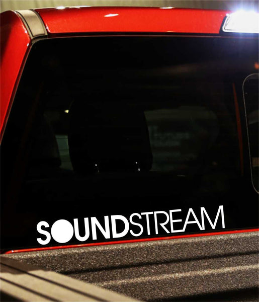 Soundstream decal, sticker, audio decal