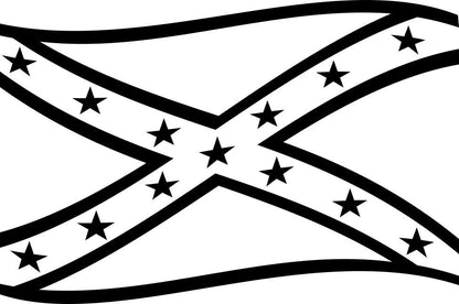 Redneck flag 3 redneck decal - North 49 Decals