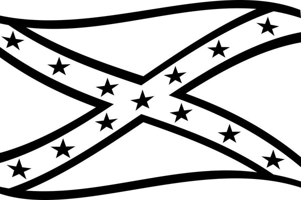 Redneck flag 3 redneck decal - North 49 Decals