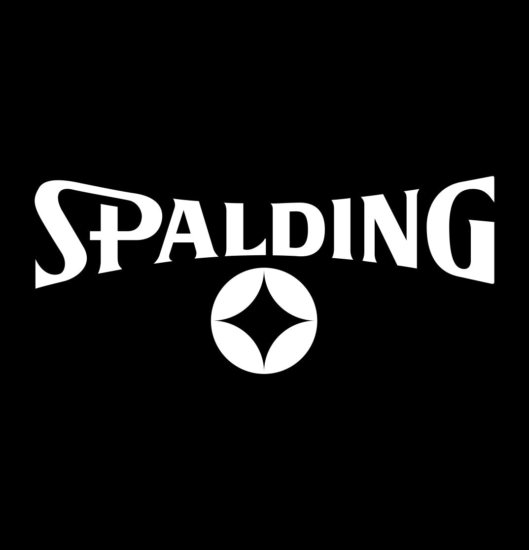 spalding decal, car decal sticker