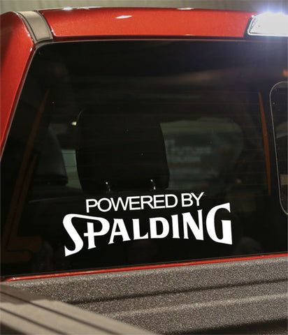 powered by spalding golf decal - North 49 Decals
