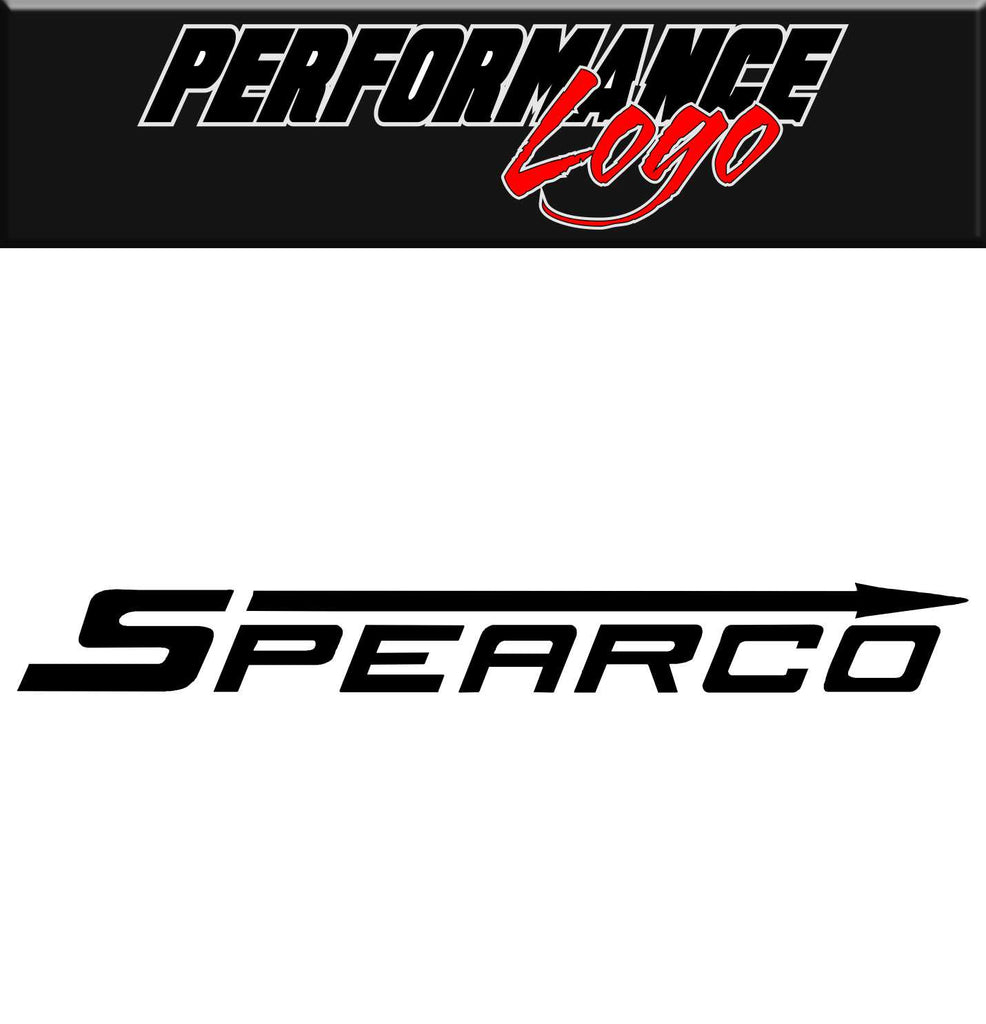 Spearco decal, performance decal, sticker