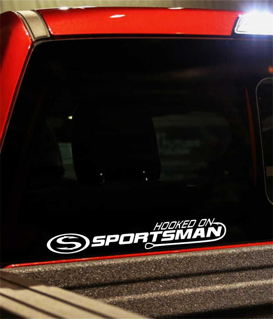 sportsman boats decal, car decal, fishing sticker