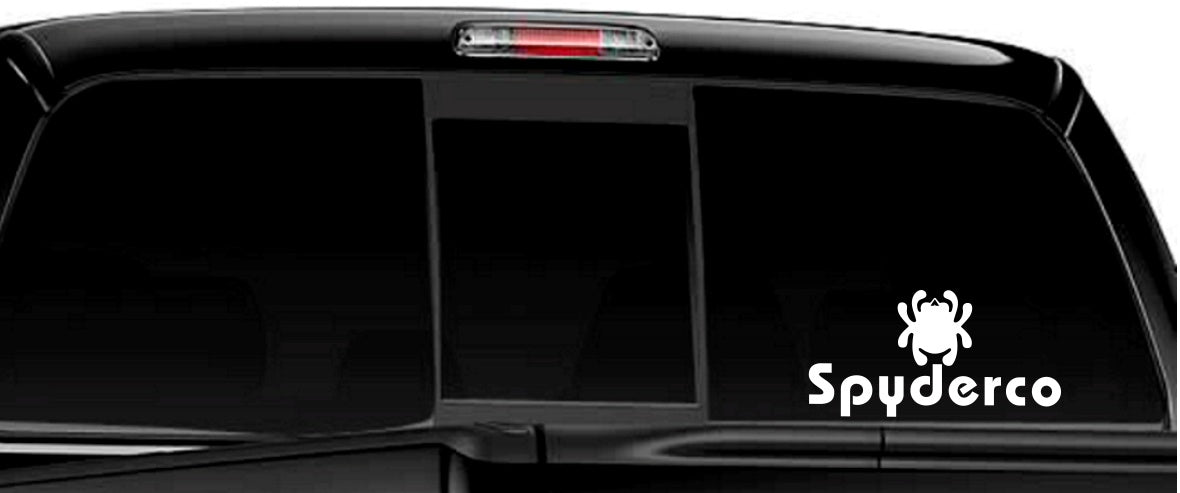 spyderco decal, car decal sticker