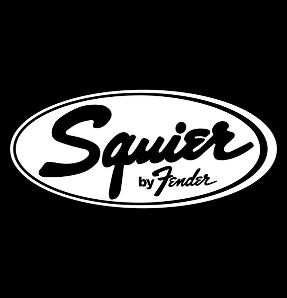 Squier decal, music instrument decal, car decal sticker