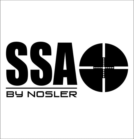 SSA by Nosler decal, firearm decal, car decal sticker
