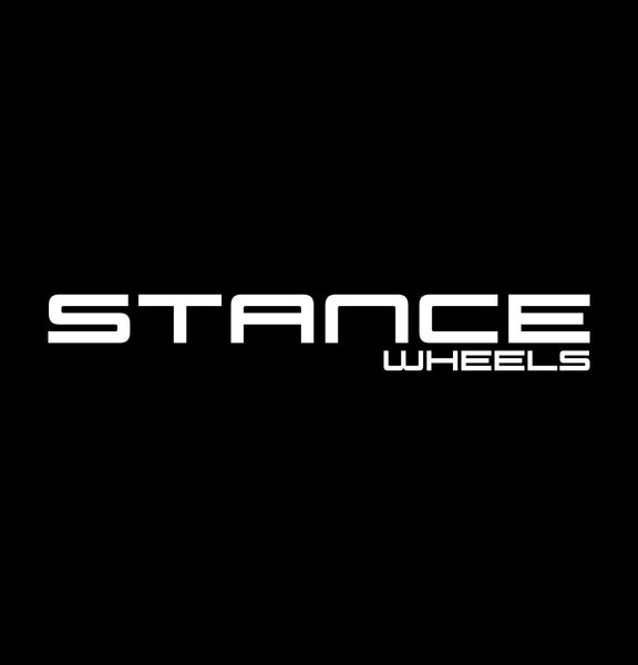 Stance Wheels decal, performance car decal sticker