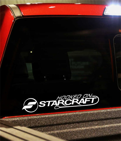 starcraft decal, car decal, fishing sticker